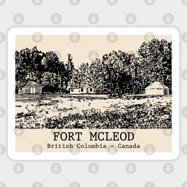 Fort McLeod - British Columbia Magnet by Lakeric